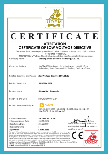 CE CERTIFICATE