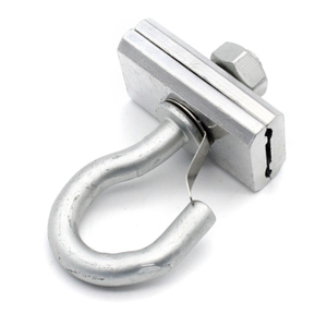 C Type Drop Forged Galvanized Steel Draw Hook With Wall Mounted