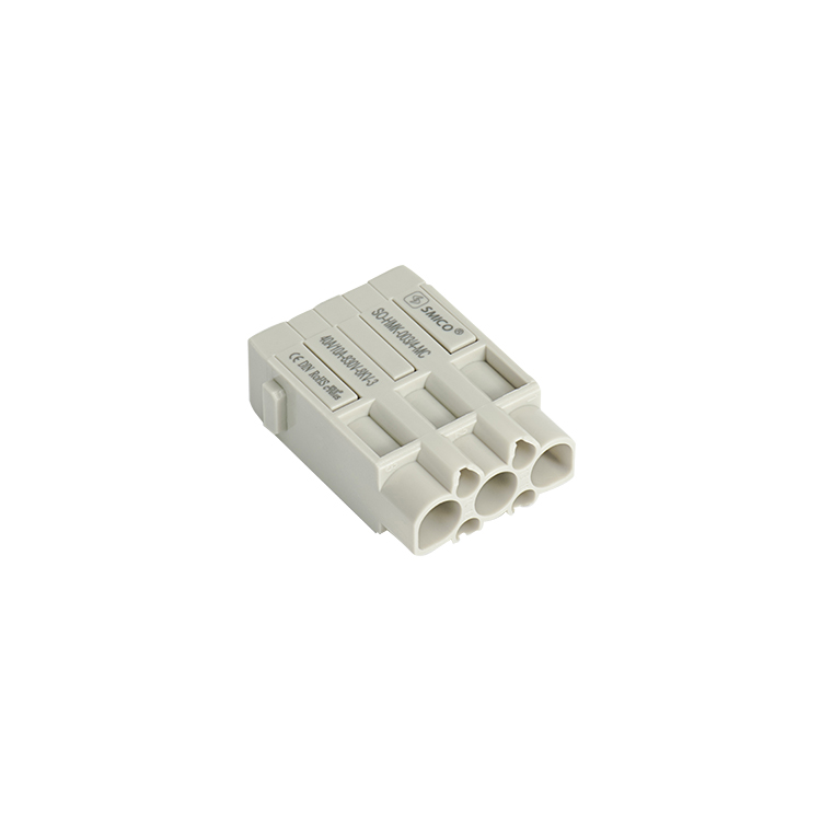 HMK 003/4 Heavy Duty Electrical Connector 7 Pin With Copper Alloy Crimping Contacts 09140073001